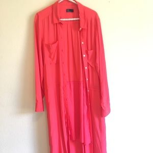 Gap Coral Dress Can be Worn as a Jacket